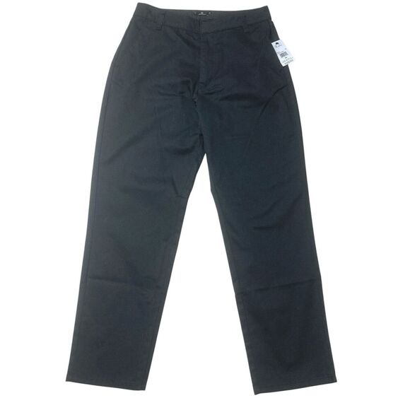 NWT Volcom So Chickie Size 28 High Rise Chino Pants Black Womens Work Casual NEW - Picture 1 of 13